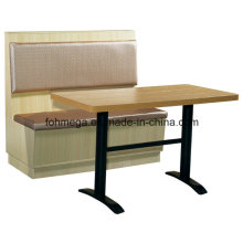 Hotsale Style Restaurant Dining Booth and Table Set (FOH-CBCK70)